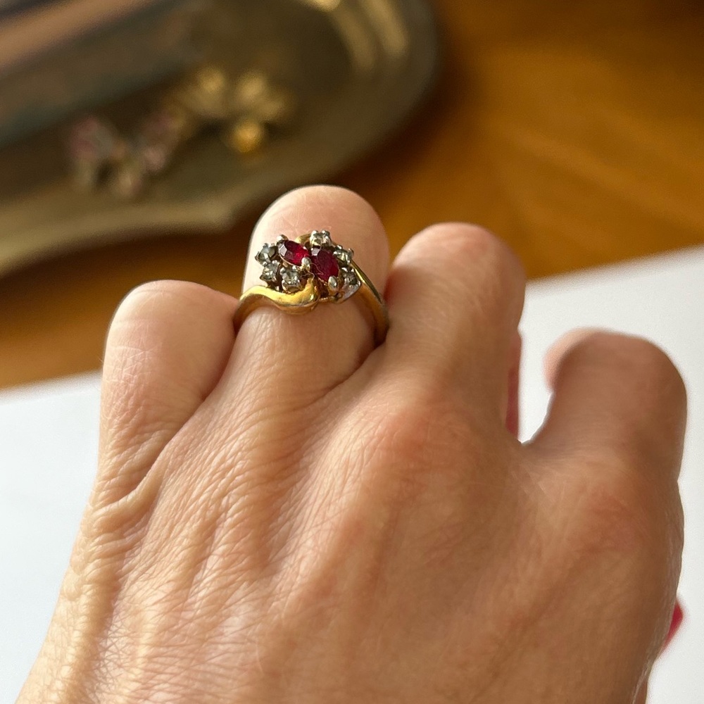 Double Ruby Ring